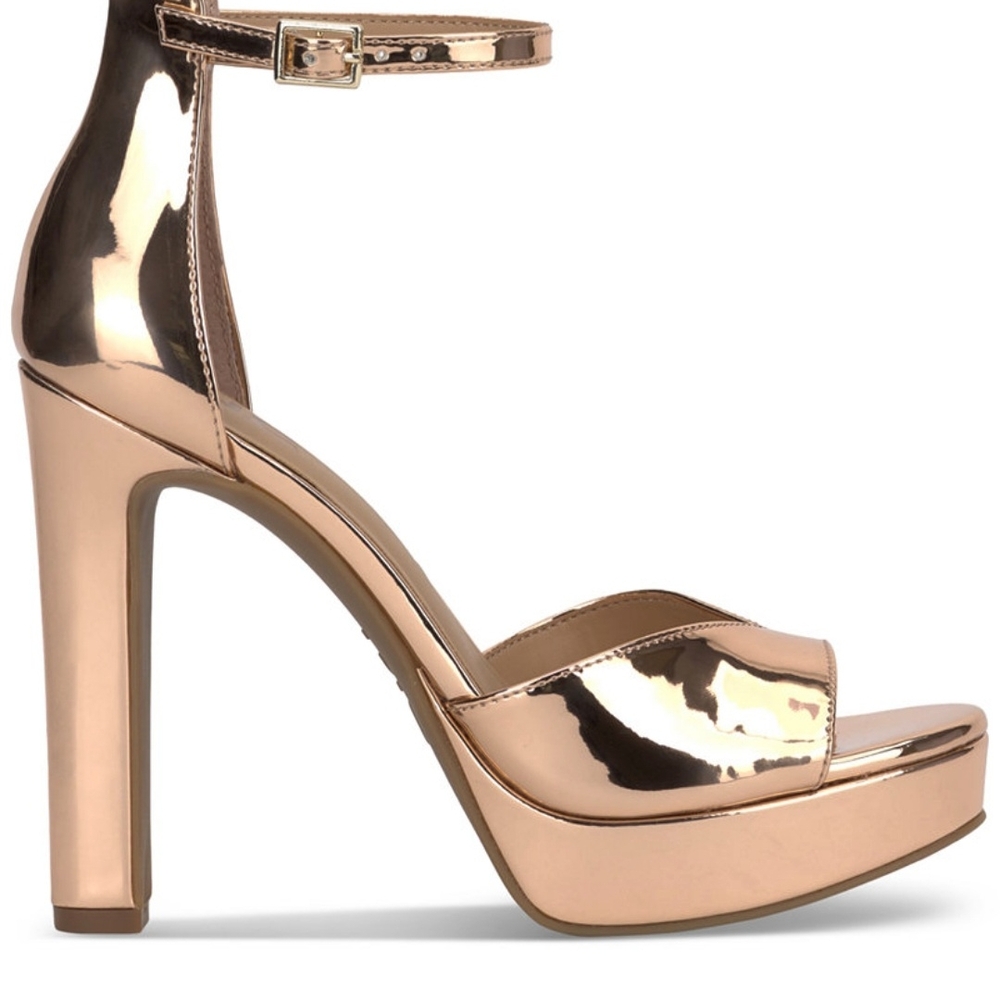 INC International Concepts Women's Gold Platform Heels1